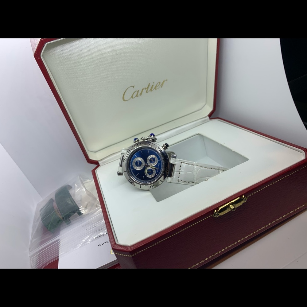 SOLD***Cartier Pasha Chronograph***SOLD - Picture 2 of 9